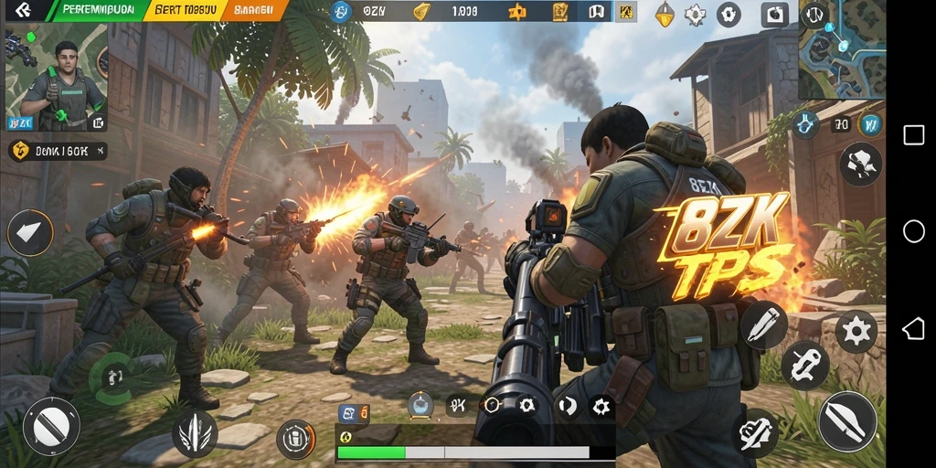 Tampilan menakjubkan dari gameplay intens 8ZK.