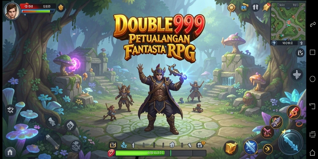 Gameplay memukau dengan pertarungan langsung di dunia fantasi.