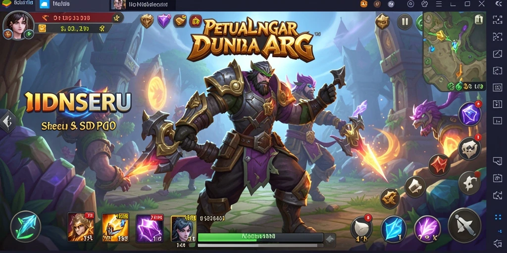 Tampilan seru dari gameplay ARPG IDNSERU yang mendebarkan.