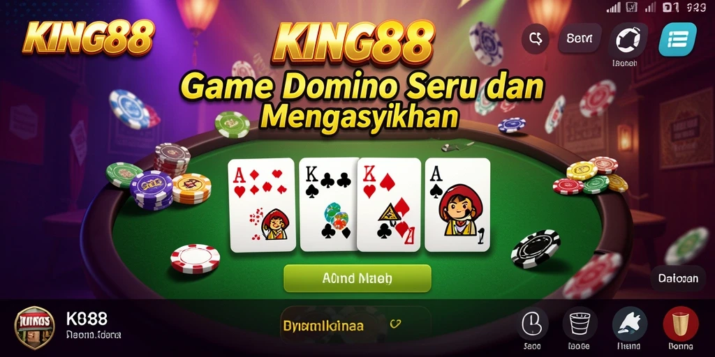 Tampilan gameplay KING88 yang menarik dan interaktif.