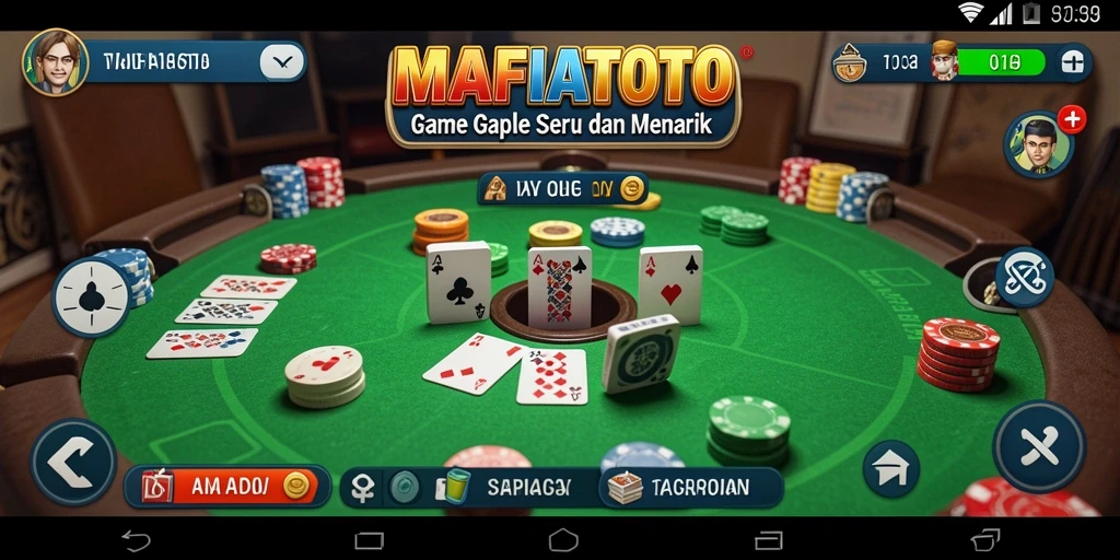 Tampilan gameplay MAFIATOTO yang menarik dan seru.