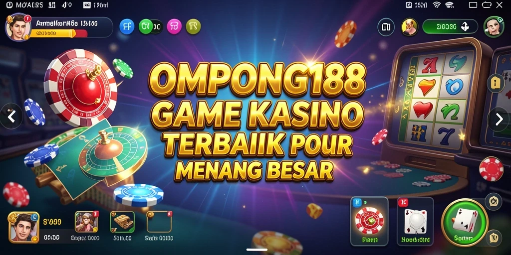 Tampilan gameplay seru dan mendebarkan di OMPONG188.