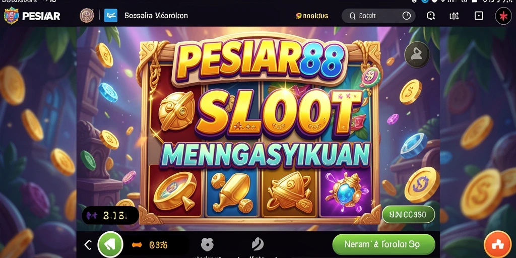 Tampilan gameplay PESIAR88 yang penuh warna dan menarik.