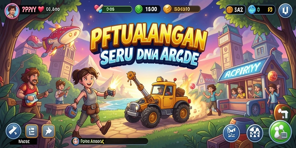 Tampilan seru dari gameplay <strong>PPRRYY</strong> dengan aksi cepat dan penuh warna.