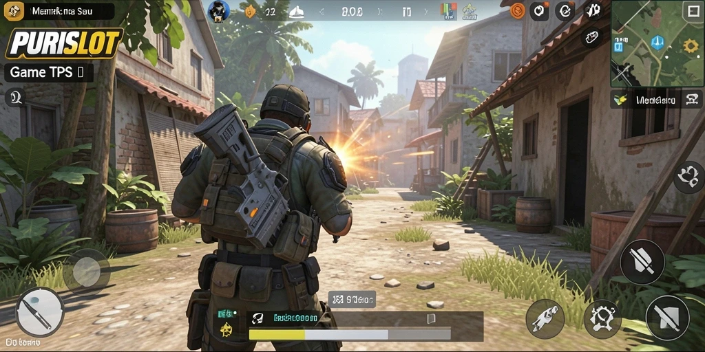 Tampilan gameplay menarik dari PURISLOT dengan aksi seru.