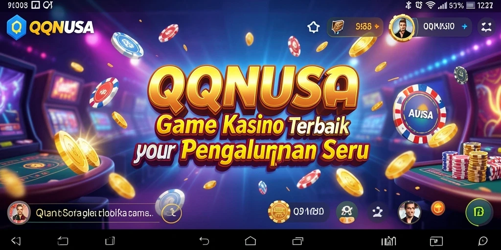Screenshot gameplay QQNUSA yang mendebarkan dan penuh aksi Kasino.